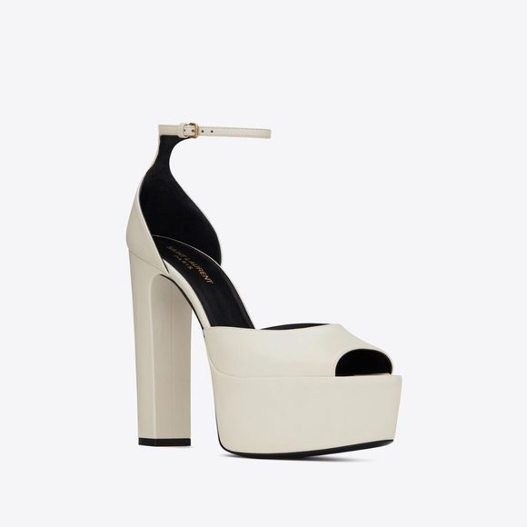 YSL Jodie Platform (Pearl) Size 36 (US 6) - Picture 2 of 9